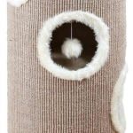 Škrabací válec pro kočky TOWER EDOARDO šedo/krémový 100 cm — Náhled 2 z 3