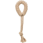 Přetahovací lano s kruhem, 32 cm, konopí/bavlna — Náhled 3 z 6