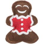 Xmas figure set - sada vánočních hraček sob a perníček, 8 cm, filc — Náhled 4 z 5