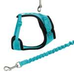 Měkký síťovaný Y-postroj s elastickým vodítkem pro kočku XL 39-60cm / 1,00 m — Náhled 2 z 6