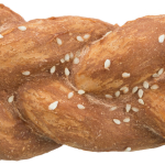 Denta Fun Chicken Bread [50ks], žvýkací pletýnka z buvolí kůže s masem, 15cm/75 g — Náhled 3 z 3