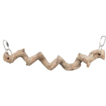 Přírodní závěsné "cikcak" bidýlko, 36 cm/ø 25 mm, dračí dřevo — Náhled 2 z 3