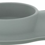 Set nízkých nerez misek v silikonovém prostírání, × 0.4 l/ø 16 cm/40 × 5 × 23 cm, šedá — Náhled 4 z 6