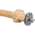 Přírodní šroubovací bidýlko, 20 cm/ø 20–30 mm, kávové dřevo — Náhled 5 z 6