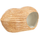 Keramický domeček ARAŠÍD (křeček/myš), 17 x 8 x 8 cm, béžová — Náhled 3 z 4