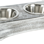 Sada nerez misek v dřevěném podstavci, 2x045l/12cm, 36x7x19cm, bílá — Náhled 3 z 6