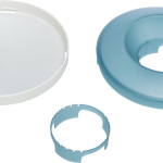 Rocking Bowl, houpací miska k pomalému krmení, 0,5 l/ø 23 cm, plastic, šedá/modrá — Náhled 3 z 6