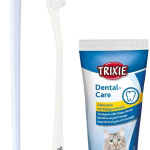 Sada dentální hygieny pro kočky (pasta se sýrovou příchutí 50g, dva zubní kartáčky) — Náhled 3 z 4