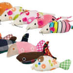Myšky a rybičky plyš/látka 9-12 cm (1 ks) — Náhled 2 z 2