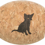 Korkový soudek s potiskem, hračka pro kočku, 4cm — Náhled 2 z 3