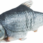 Ryba jako živá, mrskající se, s catnipem, látka, 30cm (RP 0,90 Kč) — Náhled 1 z 6