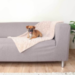 Plyšová deka COSY, béžová — Náhled 4 z 4