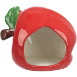 Keramický domeček JABLKO (křeček,myš), 13 x 10 x 10 cm, červená — Náhled 2 z 4