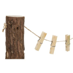 Krmný strom DUO pro králíky, 53 x 34 x 25 cm, dřevo s kůrou — Náhled 5 z 6