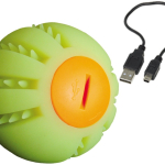 Nobby Starlight svítící míček nabíjení USB žlutá 6,5 cm — Náhled 1 z 2