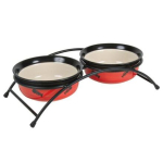 Náhradní miska do stojánku 24790, 0,3 l / ø 12 cm červeno/černá - DOPRODEJ — Náhled 1 z 2