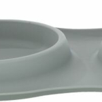Set nízkých nerez misek v silikonovém prostírání, × 0.4 l/ø 16 cm/40 × 5 × 23 cm, šedá — Náhled 3 z 6