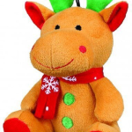 Vánoční plyšový Santa, sob, medvěd 20 cm — Náhled 3 z 3