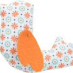 Látkový ptáček s catnipem 10 cm - DOPRODEJ — Náhled 2 z 2