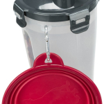 Cestovní zásobník na vodu a krmivo, včetně misky, 2 × 0.35 l/ø11 × 23 cm — Náhled 3 z 6