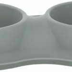 Set nízkých nerez misek v silikonovém prostírání, × 0.4 l/ø 16 cm/40 × 5 × 23 cm, šedá — Náhled 6 z 6