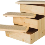 Dřevěné schody pro malé psy a kočky, max.50kg 40x38x45cm — Náhled 3 z 5