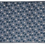 Plyšová podložka TAMMY, modrá s packami — Náhled 2 z 3
