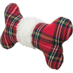Xmas Bone - vánoční látková kost zdobená s em — Náhled 2 z 6