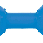 Činka s rolničkou, tvrdá guma 12cm — Náhled 4 z 4