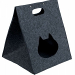Plstěný box/jeskyně ANTONIA 40x48x40 antracit - DOPRODEJ — Náhled 1 z 4