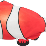Ryba "klaun" jako živá, mrskající se, s catnipem, látka, 26 cm (RP 0,90 Kč) — Náhled 1 z 4