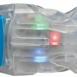 Neonové vodítko se svítící karabinou S-L 1,2-1,8m/25mm - DOPRODEJ (RP 2,10 Kč) — Náhled 3 z 6