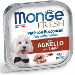 MONGE FRESH - paštika a kousky s em 100 g pro psy — Náhled 5 z 6