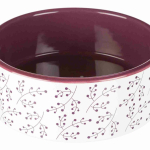 Keramická miska 0,8l/16 cm bílá s motivem rostlin/berry — Náhled 2 z 6