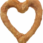 Denta Fun Chicken Heart [50ks], srdce z buvolí kůže omotané kuřecím masem — Náhled 2 z 5