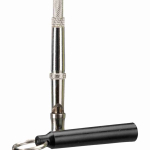 Píšťalka kovová, vysokofrekvenční  8 cm — Náhled 2 z 2