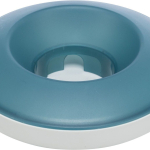 Rocking Bowl, houpací miska k pomalému krmení, 0,5 l/ø 23 cm, plastic, šedá/modrá — Náhled 1 z 6