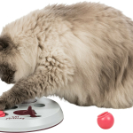 Cat Activity FLIP BOARD, strategická hra,  ø 23, vínová/růžová/šedá — Náhled 3 z 5