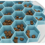 HIVE, talíř k pomalému krmení, ø 30 cm, plast/TRP/TPE, šedá/modrá — Náhled 4 z 6