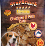 Nobby StarSnack BBQ Chicken, Fish Cube pamlsky 140g — Náhled 1 z 2