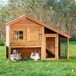 Natura dřevěný dům s výběhem pro králíky 151x107x80 cm — Náhled 4 z 4