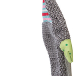 JUNIOR plyšový medvídek s šustící fólií,  28 cm — Náhled 2 z 2