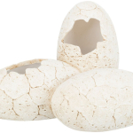Jeskyně pro plazy, design vejce, polyesterová pryskyřice, 20x13x15cm — Náhled 1 z 3