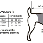 Nobby MINIK obleček pro buldočka zelená S 34cm — Náhled 2 z 2