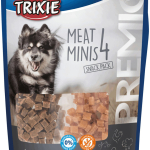 PREMIO 4 Meat Minis - mini kousky kuřecí, kachní, hovězí, jehněčí, 4x100g — Náhled 1 z 5