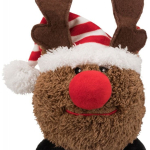 Vánoční plyšový míček Santa Claus/Sob/Sněhulák 18–29 cm — Náhled 1 z 6