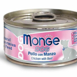 MONGE DOG NATURAL kuřecí maso se sýrem pro psy — Náhled 3 z 5