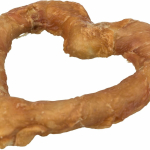 Denta Fun Chicken Heart [50ks], srdce z buvolí kůže omotané kuřecím masem — Náhled 4 z 5