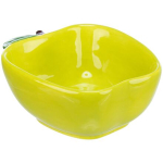 Keramická miska JABLKO (morče,králík), 180 ml/ 12 x 11 cm, zelená — Náhled 3 z 4