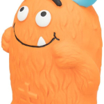 Příšerka, latexová hračka plněná, se zvukem, 10 cm — Náhled 2 z 4